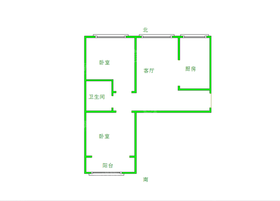 流津时代南区(9)2室1厅1卫80㎡ 流津时代南区(9)2室1厅1卫80㎡